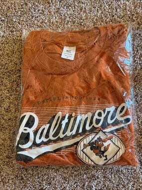 Baltimore Orioles Orange Crewneck Sweatshirt Size M 
Never opened package